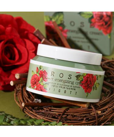 Rose Flower Energizing Cream 3.38 FL OZ - Hydrating Skincare for Glowing Skin | International Shipping - Buy Online on GoSupps.com