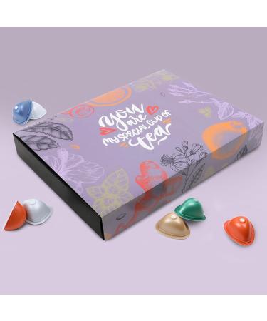 Special T Tasting Pack with 25 Teas - Random Selection of Black Tea Green Tea Rooibos & Exotic Blue Tea Perfect for Discove - Buy Online on GoSupps.com