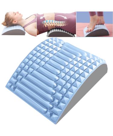 Yeah boom neck and backers lumbar vertebrae support Eva back extensor and neck stretcher Neck & Back Stretcher Massage pillows Reduce spine back pain relief lordose support blue