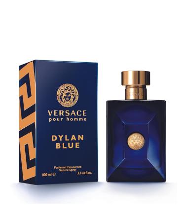 Versace Pour Homme Dylan Blue for Men 3.4 oz Perfumed Deodorant Spray - Buy Online on GoSupps.com