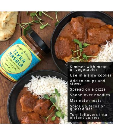 Maya Kaimal Tikka Masala Sauce - Mild Indian Simmer Sauce, Gluten-Free, 12.5 oz - Buy Online on GoSupps.com