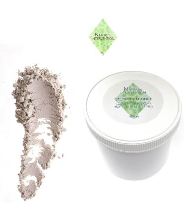 Nature s Intervention - Calcium Bentonite -100% Natural Cosmetic Grade Clay Powder. Deep Pore Skin Cleanser Face Mask Detox. 454g - Buy Online on GoSupps.com