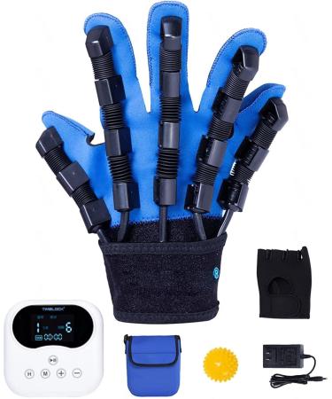 Stroke Hand Splint Assistive Gloves Protector Exoskeleton Manual Training Help Patient with Hand Dysfunction to Independently Carry Out Rehabilitation Left-S left Small