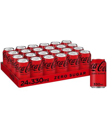 Le paquet Dose XXL de Coca-Cola "z ro" 72 x (Coke Zero) Cola 330 ml (Lot de 72)