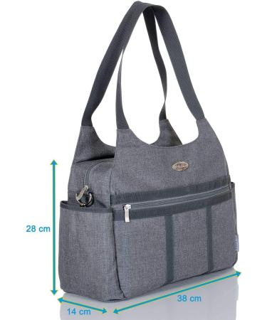LCP Kids Stylish Diaper Bag PARIS | Waterproof Changing Mat & Stroller Holder | Ideal Weekender in Cream - Shop Now! - Buy Online on GoSupps.com