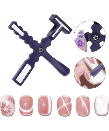Nail Magnets for Multi-Function Magnet Stick - Nail Design Tools Professional Cat Eye Stick for Salon Manicure Purple - Buy Online on GoSupps.com