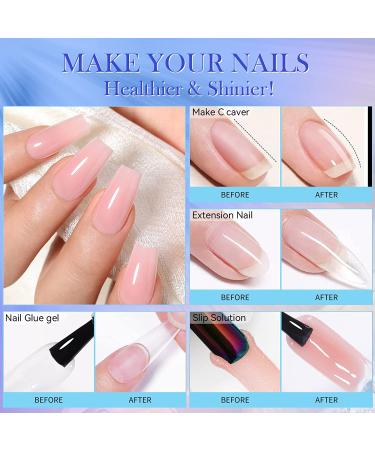 Born Pretty 8 in 1 Nail Glue Gel Kit - Acrylic Nail Extension, Repair & Base Gel - Buy Online on GoSupps.com