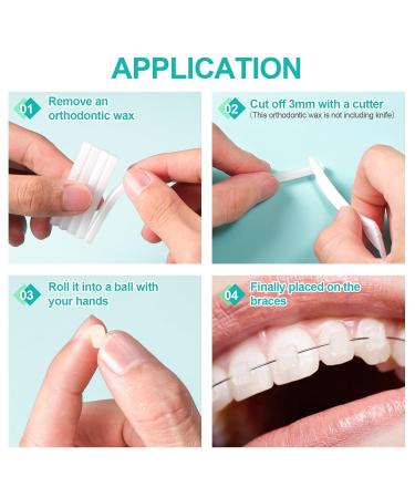 10 Boxes of AnnHua Orthodontic Wax for Braces - 50 Strips in 10 Flavors Ideal for Wire Brackets - International Shipping Available - Buy Online on GoSupps.com