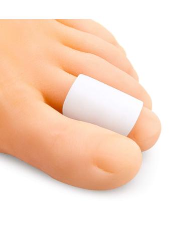 Bukihome 12 PCS Toe Sleeves  Silicone Toe Protectors to Cushion Toe Blister  Corn  Callus  Great for Running  Walking  Stop Toe Pain.