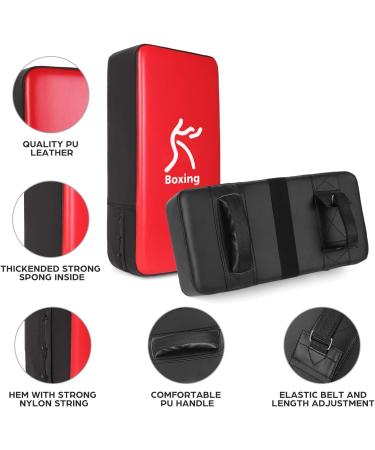 Odoland 3-in-1 Kids Boxing Gloves & Mitts Set for Youth MMA Training - Buy Online on GoSupps.com