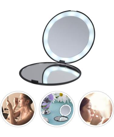 Led Portable Mirror Small Compact Mirror Travel Mirror Folding Vanity Magnifying Pocket Mirror Small Womens Wallet Woman Wallet Ladies Wallets Girl Mirror Mini Miss Magnifier Abs - Buy Online on GoSupps.com