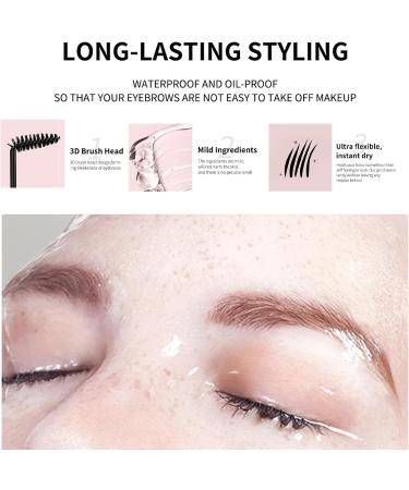 Eyebrow Wax - Waterproof Clear Brow Gel - Clear Brow Styling Wax for Brows Eyebrow Shaping Wax for Lamination Effect Eyebrow Makeup Thaely - Buy Online on GoSupps.com