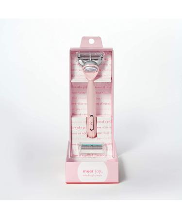 JOY The Pink One Razor with 2 Cartridges - Smooth Shave Guaranteed - Buy Online on GoSupps.com