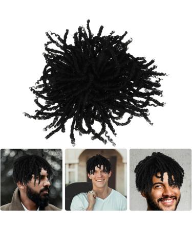 GALPADA Synthetic Cosplay Reggae Dreadlocks Wig Short Dreadlock Hair Wig Afro Faux Locs Dreads Wig Fluffy Spring Curly Hair Extensions for Men Women Cosplay Costume - Buy Online on GoSupps.com