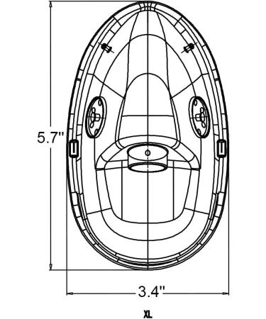 Adult Elongated Oxygen Mask - 2 Pack with 6.6' Tubing and Adjustable Strap - XL Size - Buy Online on GoSupps.com