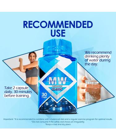 MW Natural Digestive Support Supplement Classic - Promotes Better Digestion - 30 Capsules - Buy Online on GoSupps.com