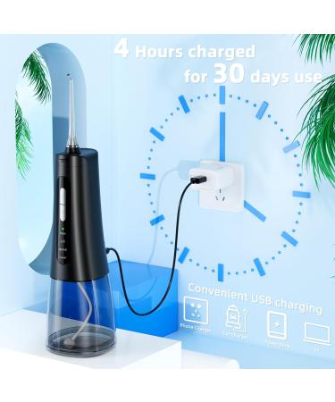 Portable Water Flosser for Teeth Cleaning - Rechargeable 4 Modes IPX7 Waterproof - Ideal for Home & Travel - Buy Online on GoSupps.com