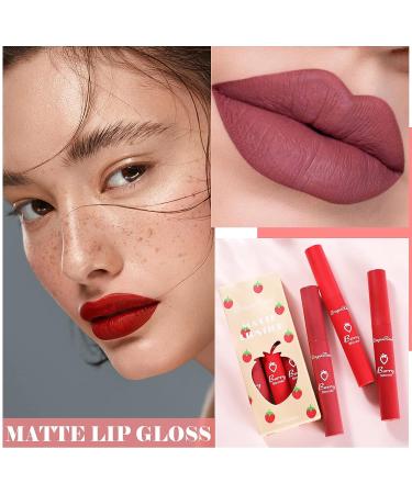 IONSGAKO 3PCS Matte Nude Lipstick Set B for Women - Long Lasting, Waterproof Lip Makeup - Buy Online on GoSupps.com