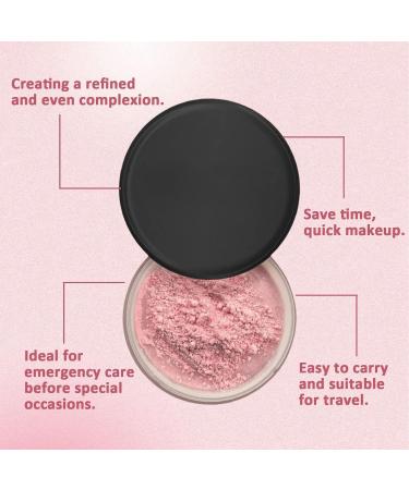 Blurry Setting Powder Pink Setting Powder Pink Blurred Setting Powder Oil Control Setting Powder Pink Setting Powder for All Skin Tones (Pink*2) - Buy Online on GoSupps.com