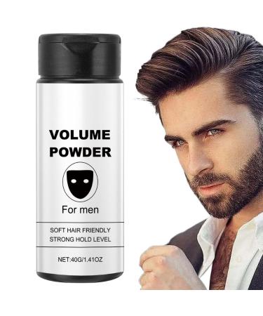 Yugugomo Hair powder for men hair volume powder lowmaintenance detergent longlasting design fresh and smooth for natural curly and wavy hair