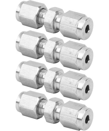 Compression Tube Adapter Quick Screw 4Pcs Straight Compression Tube Adapter for Air Pipes Oil Pipes Fittings Water Pipes( 3/ 4) - Buy Online on GoSupps.com