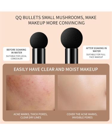 FOUNDATIIONS - CC Creams | BB Cream | Mushroom Head Air Cushion BB Cream | CC Cream Foundation With Mushroom Head Air Cushion | Full Coverage Foundation For Women Girls FLAWLLESS Makeup - Buy Online on GoSupps.com