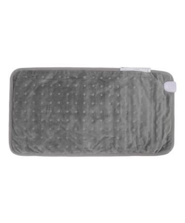 Neck heating cage blanket cozy soft electrically heated scarf USB-powered neck scarf with a 6-speed timing function for cold winter weather (EU connector 220 240V) EU plugs 220-240V gray