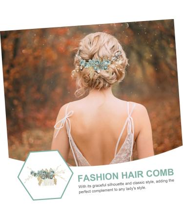 KONTONTY Bridal Hair Comb Hair Accessories for Women Retro Hair Comb Clips Hair Clips Wedding Hair Comb Wedding Combs for Hair for Bride Jewelry Vintage Bridal Hair Jasmine Pearl Mother - Buy Online on GoSupps.com