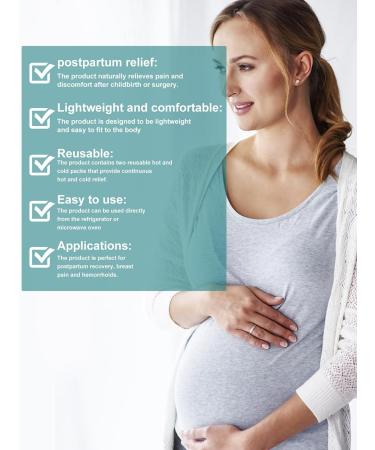 Cold&Hot Perineal Relief Pads for Postpartum Essentials-Reusable Cooling Pads Postpartum for Perineal Conditions Vaginal Recovery Haemorrhoids - Buy Online on GoSupps.com