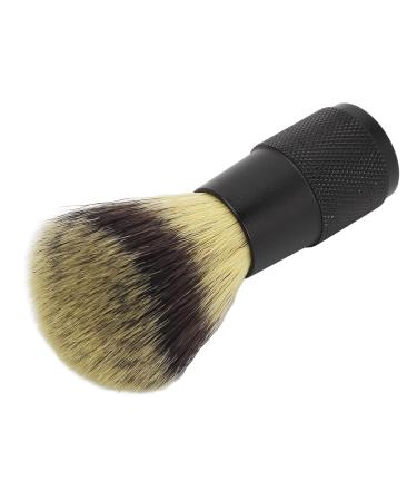 Premium Shaving Brush for Men - Black Alloy Handle Soft Bristles & Synthetic Foam - International Shipping Available - Buy Online on GoSupps.com