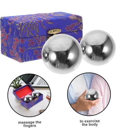 Healeved 2-St Fitness Handball for Seniors - Stress-Reducing Massage Balls for Health & Exercise | Meditation & Metal Training Balls - Buy Online on GoSupps.com