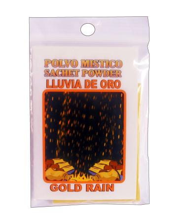 6 Pcs Gold Rain Sachet - Lluvia de Oro Polvo en Bolsa 1/2oz