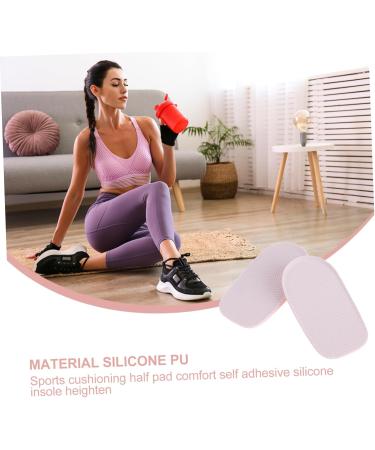 NOLITOY Heightening Insoles - Breathable Gel Shoe Inserts for Men - Invisible Elevator Heel Support Pads - Increase Height Comfortably with Pink Plant Heel Cups - Buy Online on GoSupps.com