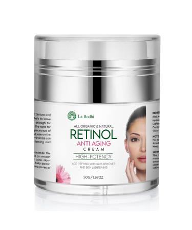 Renew Age Retinol cream for Face Moisturizer for Anti Aging & Wrinkled Skin 50 GR/1.67 OZ