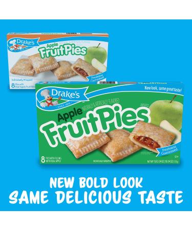Drake's Fruit Pies - 32 Individually Wrapped Apple Pies (4 oz) - Buy Online on GoSupps.com
