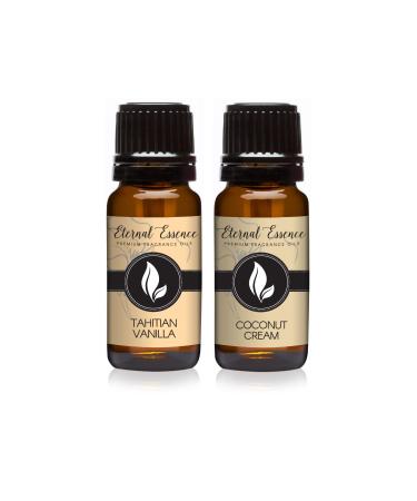 Pair (2) - Coconut Cream & Tahitian Vanilla - Premium Fragrance Oil Pair - 10ML
