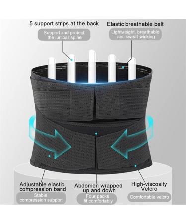 Back Brace Lumbar Support Adjustable Back Lumbar Support Belt Breathable Waist Brace Strap Lumbar Belt Waist Belt(G Large) Large G - Buy Online on GoSupps.com