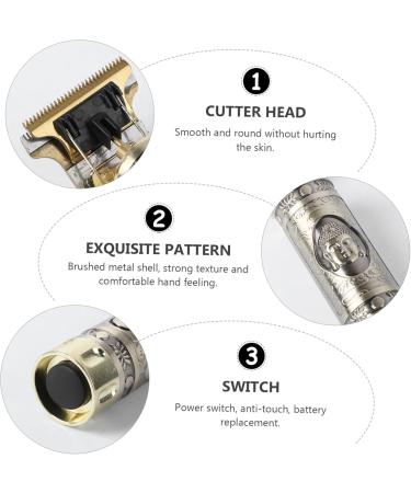 FOMIYES Electric Clippers Mens Trimmer Electric Cutting Tool Cordless Trimmer Mens Clippers Barber Clippers Clippers for Men Cordless Man Beard Charge 15x3cm Copper Color - Buy Online on GoSupps.com