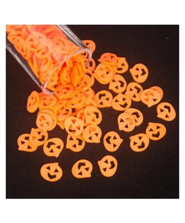 NIANTU1125 Halloween Cat Cherry Gingerbread Man Christmas Man Shape Polymer Clay Slices Colorful Sprinkles for Slimes Filling Gift (Color : 7 Big 30g)