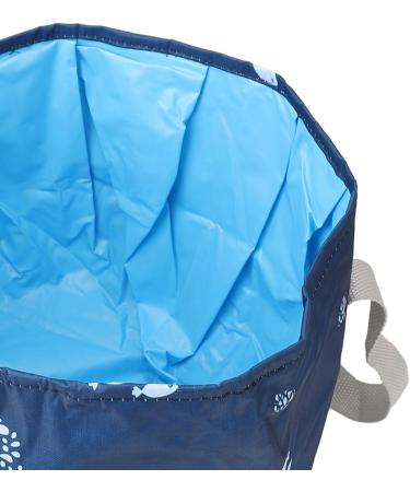 Verdant Touch Foot Bath Basin Portable Travel Foot Bath Tub Collapsible Basin for Outdoor Picnic Navy Whale - Buy Online on GoSupps.com