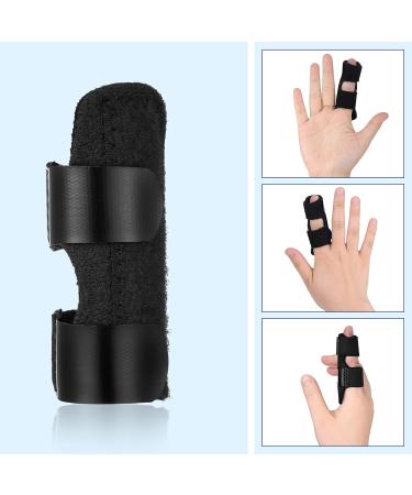 Altcompluser Finger Rail Support Set - 3-Piece Stabilizer for Broken Fingers Arthritis & Tendinitis | Black/Blue/Red - Buy Online on GoSupps.com