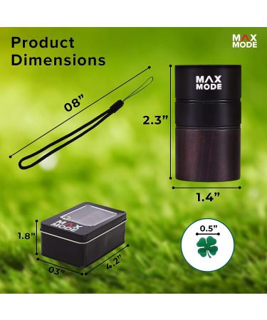 Four Leaf Clover Golf Ball Stamp Marker | Permanent Smudge-Proof Design | Rosewood & Aluminum Stamper | Ideal Golf Gift for Men | With Lanyard | Boxed Set - Buy Online on GoSupps.com