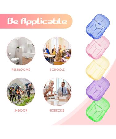 Buy Paper Soap - 10 Boxes of Portable Soap Leaves for Travel Camping & Outdoor Adventures - 200 Pieces - Buy Online on GoSupps.com