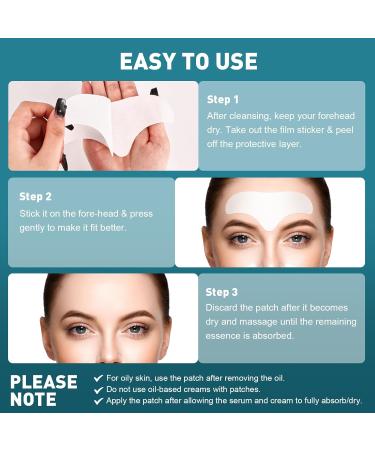 36 Pcs Forehead Wrinkle Patches - Collagen & Vitamin E Anti-Wrinkle Treatment for Overnight Smoothing of Fine Lines and Wrinkles - Buy Online on GoSupps.com