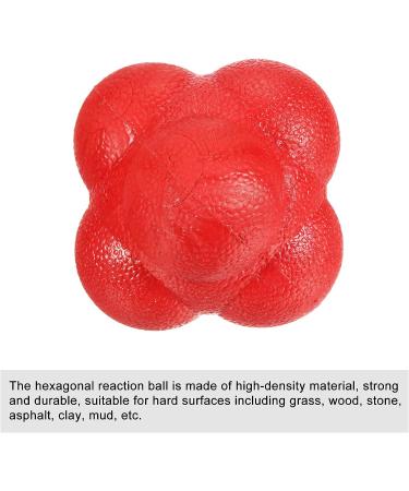 Patikil Bounce Reaction Ball - Red | Coordination & Agility Training for Speed Reflexes with TPR Material - Buy Online on GoSupps.com