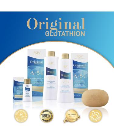 FAIR & WHITE Original Glutathione Dark Spot Serum - 1 fl oz / 30ml - Skin Brightening Serum Helps to Reduce Skin Pigmentation - Skin Brightening Serum for Face & Body - with Glutathione & Vitamin C - Buy Online on GoSupps.com