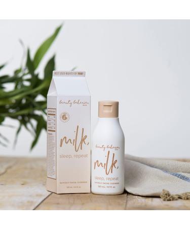 Beauty Bakerie Milk Sleep Repeat Glycolic Facial Cleanser | Best Face Wash & Makeup Remover for All Skin Types - 4.1 oz - Buy Online on GoSupps.com