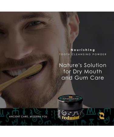 Redmint Herbal Tooth Cleansing Powder | Nourish Oral Health | 15 ml - International Shipping Available - Buy Online on GoSupps.com