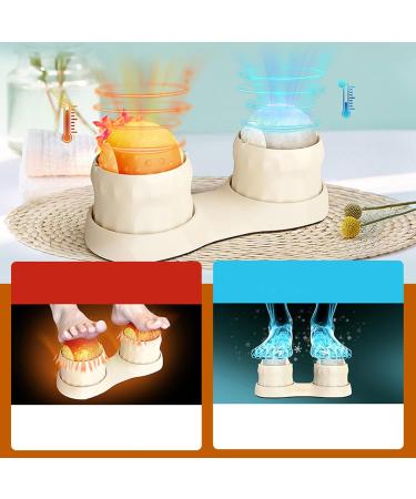 2-in-1 Foot Massage Ball & Lacrosse Balls | Hot & Cold Compress Massage Roller for Myofascial Relief & Foot Pain - Buy Online on GoSupps.com