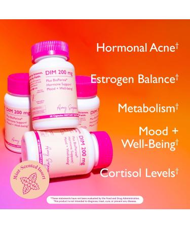 200 DIM Supplement for Women - Estrogen Metabolism & Hormone Harmony | PMS Menopause & Perimenopause Support - Vegan 60 Day Supply with Bioperine - Buy Online on GoSupps.com